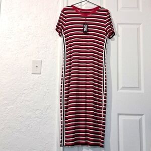 NWT Tommy JEANS Midi Dress Size L